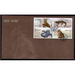 2006 ENDANGERED SPECIES FDC IMPERF BL4