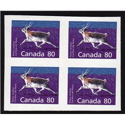 #1180d XF-NH IMPERF BLOCK 4 PEARY CARIB