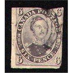 Canada #10 IMPERF VF-USED *NO FAULTS* C