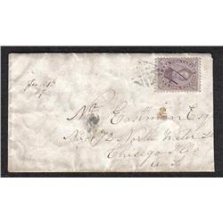 #17 ON COVER TO CHICAGO SCARCE