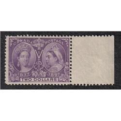 #62 MINT NH JUBILEE MARGIN C$4000,00