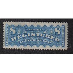#F3 VF-LH REGISTERED LETTER STAMP C$600