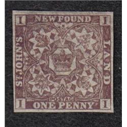 NEWFOUNDLAND #15A IMPERF XF-LH