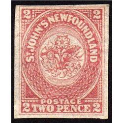 NEWFOUNDLAND #17 IMPERF XF-NH C$600,00