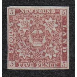 NEWFOUNDLAND #12A IMPERF VF-NH