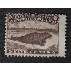NEWFOUNDLAND #25 F-VF-LH RARE