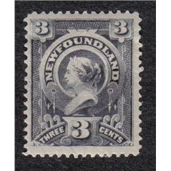 NEWFOUNDLAND #60 VF-LH 