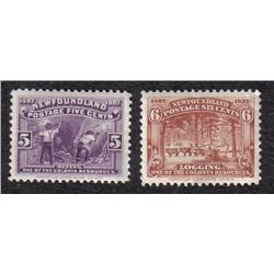 NEWFOUNDLAND #65-66 XF-NH 