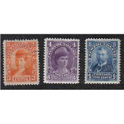 NEWFOUNDLAND #83-84-85 XF-LH 