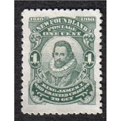 NEWFOUNDLAND #87var XF-NH   *DOT AFTER 