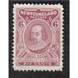 NEWFOUNDLAND #92 XF-LH SELECT *INVERTED