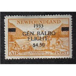 NEWFOUNDLAND #C18 XF-LH CERTIFICATION O