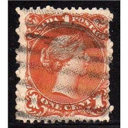 #22a FINE-VF USED ORANGE SHADE WATERMAK