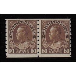 #129 VF NH COIL PAIR PERF 8 VERTICAL