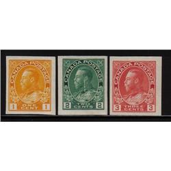 #136-137-138 XF-NH IMPERF SINGLE C$250,