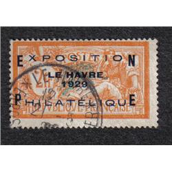 France #248 Overp. EXPO. LE HAVRE 1929 