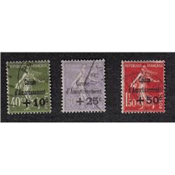 France #B39-40-41 Used select