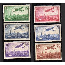 FRANCE #C8 to C13 MINT XF-NH *AIRMAIL S