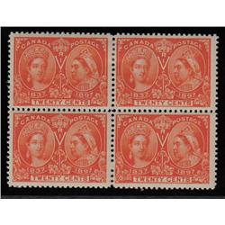#59 F-VF-1NH 3LH BLOCK OF 4 *JUBILEE* C$1200,00