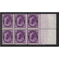 #68 FINE NH BLOCK OF 6 *MAPLE LEAF ISSUE* C$360,00
