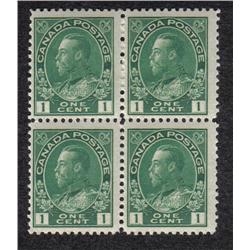 #104 F-VF 3NH 1LH BLOCK 4 *ADMIRAL* C$165,00