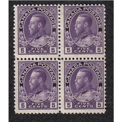 #112 F-VF LH-H BLOCK 4 *ADMIRAL* C$110,00