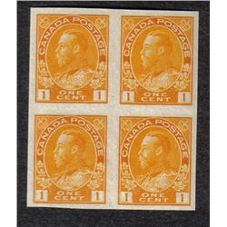 #136-137-138 XF NH SELECT IMPERF BLOCK 4 *ADMIRAL* C$1000,00