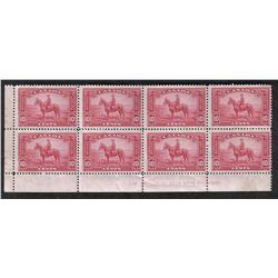 #223 MINT-NH LOWER PL No1 BL8 *RCMP MOUNTED POLICE*