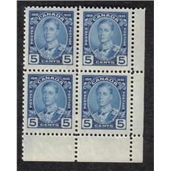 #214 XF-NH SELECT LR PLATE BLOCK OF 4