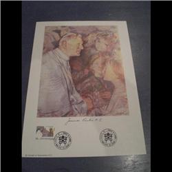 VATICAN PAINTING SIGNED BY POPE JEAN-PA