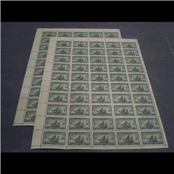 #282 NH UL FULL SHEET 50 PLATE No1 & 2