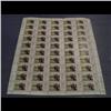 Image 1 : #492 XF-NH FULL SHEET 50 CBN PRINT C$25