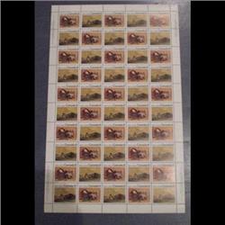 #562-63 XF-NH INDIANS FULL SHEET OF 50