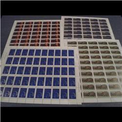 #611 to 614 XF-NH FULL SHEET OF 50