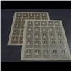 Image 1 : #620-621 XF-NH FULL SHEET OF 25