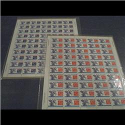#648-649 XF-NH FULL SHEET OF 50