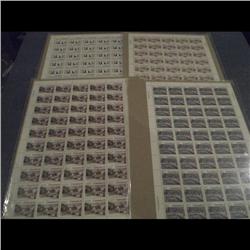 #650 TO 653 XF-NH FULL SHEET OF 50 *CHR