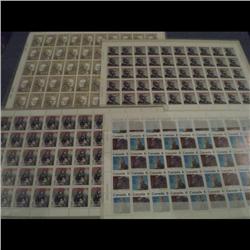 #658 to 663 XF-NH FULL SHEET OF 50 SEAL