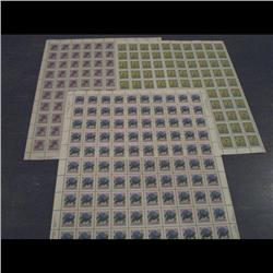 #781, 783 & 784 XF-NH FULL SHEET OF 100