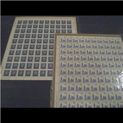 #713 & 714 XF-NH FULL SHEET OF 100 SEAL