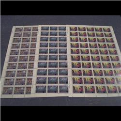 #741 to 743 XF-NH FULL SHEET OF 50  *CH