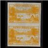 Image 1 :  NEWFOUNDLAND #C14a VF-LH IMPERF PAIR *WATERMARK PAPER*