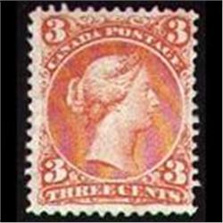 #25i F-VF LARGE QUEEN ORANGE RED C$2500,00