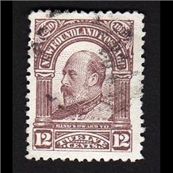 NEWFOUNDLAND #96 VF USED CAT$75.00
