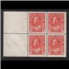 Image 1 : #109a VF NH BOOKLET PANE OF 4 C$200,00