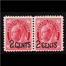 #87i F-VF NH *NARROW SPACING VARIETY PAIR*