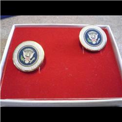 US PRESIDENT GERALD R. FORD **CUFF BUTTON** RARE  