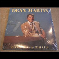 DEAN MARTIN RECORD *ONCE IN A WHILE* SIGNED