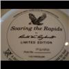 Image 3 : 1992 PLATE *EAGLE OVER THE RAPID* #4242/10000 PORCELAIN