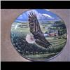 Image 1 : 1992 PLATE *EAGLE OVER APPLE PLANTATION* #3912/10000 PORCELAIN